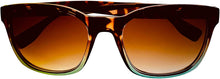 Load image into Gallery viewer, Converse Mens Tortoise Mint Plastic Rectangle Sunglass, Gradient Lens H114 Converse
