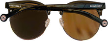 Load image into Gallery viewer, Converse Mens Soft Round Black Metal Sunglass, Flash Lens H083
