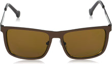 Load image into Gallery viewer, Converse Men's H077 Square Sunglasses, Brown, 57 mm Converse
