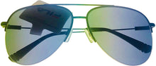 Load image into Gallery viewer, Fila Matt Gunmetal Mens Rimless Metal Aviator Sunglass SF9948. 627X
