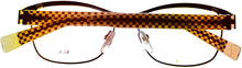 Load image into Gallery viewer, Furla Mens Rectangle Gold Metal Eyewear Frame VU4316. 0A57. 54mm Furla
