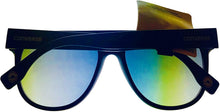 Load image into Gallery viewer, Converse Mens Flat Straight Top Brow Plastic Matte Navy Sunglass, Gradient Lens H104 Converse
