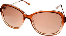 Load image into Gallery viewer, Isaac Mizrahi Womens Crystal Square Sunglass IM 31259 Brown
