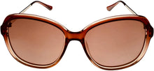 Load image into Gallery viewer, Isaac Mizrahi Womens Crystal Square Sunglass IM 31259 Brown
