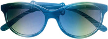 Load image into Gallery viewer, Esprit Womens Violet Plastic Cateye Sunglass, Gradient Lens ET39087 577
