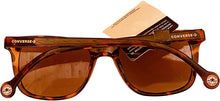 Load image into Gallery viewer, Converse Mens Tortoise Square Sunglass, Blue Flash Lens H072
