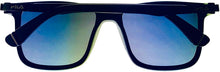 Load image into Gallery viewer, Fila Mens Matte Black Blue Front Rectangle Sunglass SF9286 05G3 Fila
