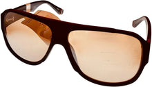 Load image into Gallery viewer, Fila Mens Plastic Matt Black Rectangle Aviator Sunglass, Flash Lens SF9346 U28X Fila
