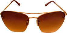 Load image into Gallery viewer, Isaac Mizrahi Womens Rose Gold Rimless Square Sunglass IM31252 RG Isaac Mizrahi

