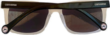 Load image into Gallery viewer, Converse Mens Black Crystal Plastic Rectangle Sunglass, Flash Lens H062
