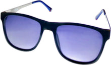 Load image into Gallery viewer, Fila Mens Black Blue Soft Square Sunglass SF9287. 0Z42
