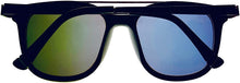 Load image into Gallery viewer, Fila Mens Matte Black Red Single Top Bar Soft Square Sunglass SF9335 U28A Fila
