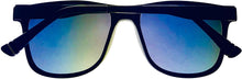 Load image into Gallery viewer, Fila Mens Black Blue Soft Square Sunglass SF9287. 0Z42
