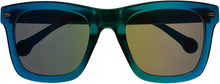 Load image into Gallery viewer, Converse Mens Teal Plastic Soft Square Sunglass, Smoke Lens H071
