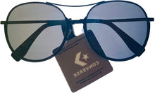 Load image into Gallery viewer, Converse Mens Soft Round Dark Gunmetal Metal Sunglass, Flash Lens H099 Converse
