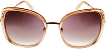 Load image into Gallery viewer, Isaac Mizrahi Womens Crystal Brown Square Plastic Sunglass IM31253 BR
