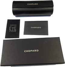 Load image into Gallery viewer, Chopard Womens Black Gold Plastic Cateye Sunglass SCH233 700
