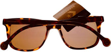 Load image into Gallery viewer, Converse Mens Tortoise Square Sunglass, Blue Flash Lens H072
