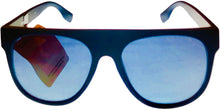 Load image into Gallery viewer, Converse Mens Flat Straight Top Brow Plastic Matte Navy Sunglass, Gradient Lens H104 Converse
