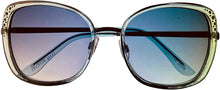 Load image into Gallery viewer, Isaac Mizrahi Womens Blue Square Plastic Sunglass IM31253 Blue Isaac Mizrahi
