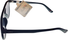 Load image into Gallery viewer, Fila Mens Black Grey Silver Front Soft Round Sunglass SF9284 Z42Y
