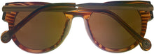 Load image into Gallery viewer, Converse Mens Brown Stripe Soft Square Plastic Sunglass H020 Converse

