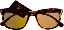 Load image into Gallery viewer, Converse Mens Tortoise Square Sunglass, Blue Flash Lens H072
