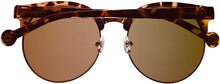 Load image into Gallery viewer, Converse Mens Soft Round Tortoise Metal Sunglass, Flash Lens H083 Converse

