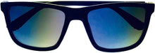 Load image into Gallery viewer, Fila Mens Matte Black Blue Front Rectangle Sunglass SF9286 05G3 Fila
