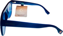 Load image into Gallery viewer, Converse Mens Flat Straight Top Brow Plastic Matte Navy Sunglass, Gradient Lens H104 Converse
