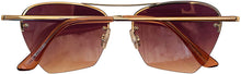 Load image into Gallery viewer, Isaac Mizrahi Womens Gunmetal Rimless Square Sunglass IM31252 GU
