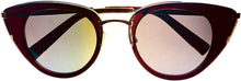 Load image into Gallery viewer, Escada Womens Butterfly Plastic Sunglasses Brown Gold SES403 700 47 Escada
