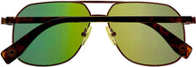 Load image into Gallery viewer, Converse Mens Gold Metal Rectangle Aviator Sunglass, Green Lens H116 Converse
