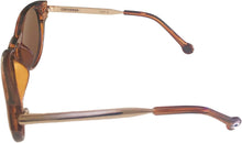 Load image into Gallery viewer, Converse Mens Brown Stripe Soft Square Plastic Sunglass H020 Converse
