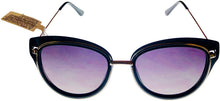 Load image into Gallery viewer, Esprit Womens Metal Plastic Black Cateye Sunglass ET39066 538
