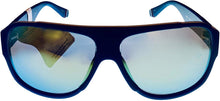 Load image into Gallery viewer, Fila Mens Plastic Matt Blue Rectangle Aviator Sunglass, Flash Lens SF9346 C03A Fila
