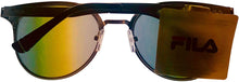 Load image into Gallery viewer, Fila Mens Brushed Silver Metal Soft Square Sunglass SF9950 581X
