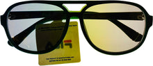 Load image into Gallery viewer, Fila Mens Plastic Matt Green Rectangle Aviator Sunglass, Flash Lens SF9339 B56G Fila
