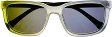 Load image into Gallery viewer, Converse Mens Black Crystal Plastic Rectangle Sunglass, Flash Lens H062
