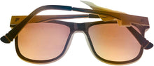 Load image into Gallery viewer, Fila Mens Brown Soft Square Sunglass, Brown Gradient Lens SF9287. Z94 Fila
