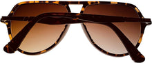 Load image into Gallery viewer, Fila Mens Plastic Tortoise Aviator Sunglass, Brown Lens SF9342 0722 Fila
