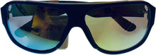 Load image into Gallery viewer, Fila Mens Plastic Matt Blue Rectangle Aviator Sunglass, Flash Lens SF9346 C03A Fila
