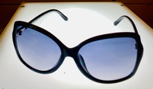 Load image into Gallery viewer, Kenneth Cole Reaction Black Rectangle Womens Plastic Sunglass, KC1408. 1B

