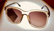Load image into Gallery viewer, Lucky Brand Womens Plastic Taupe Large Square Sunglass, Gradient Lens D2006
