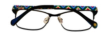 Load image into Gallery viewer, Lucky Brand Mens Black Soft Rectangle Metal Frame Tides 54mm
