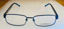 Load image into Gallery viewer, Lucky Brand Mens Ophthalmic Eyeglass Rectangle Blue Metal Zipper 47mm
