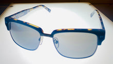 Load image into Gallery viewer, John Varvatos Mens Black Tortoise Plastic Soft Rectangle Sunglass V516
