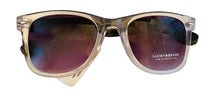 Load image into Gallery viewer, Lucky Brand Mens Clear Plastic Square Sunglass, Gradient Lens Campbell
