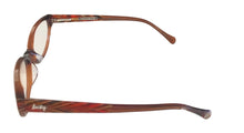Load image into Gallery viewer, Lucky Brand Womens Ophthalmic Eyeglass Rectangle Sunrise Brown Plastic 52mm
