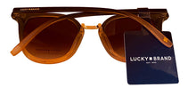 Load image into Gallery viewer, Lucky Brand Womens Grey Peach Gradient Plastic Square Sunglass, Pico
